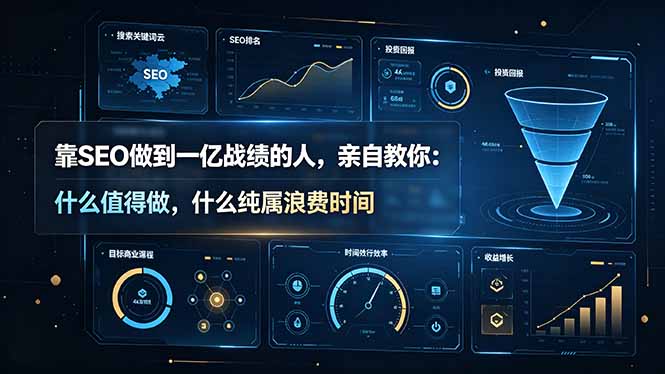 靠SEO做到一亿战绩的人，亲自教你：什么值得做，什么纯属浪费时间【原创双语字幕】-御文网