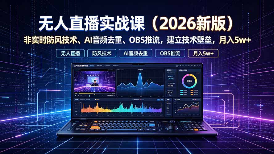 无人直播实战课(更新7月-御文网