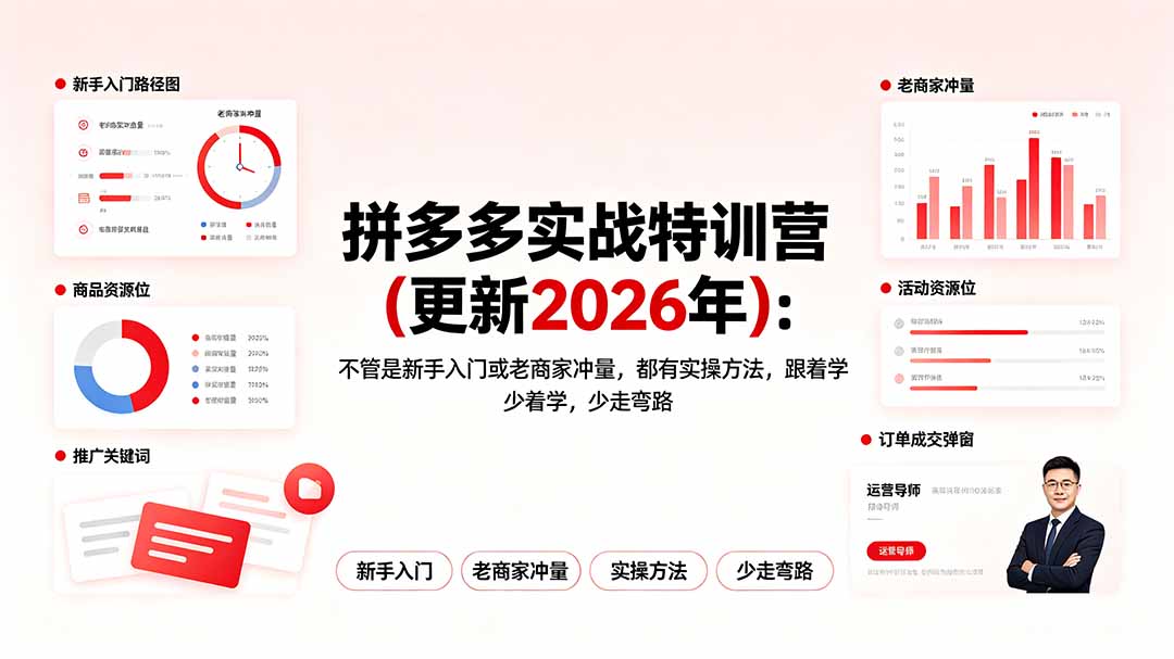 拼多多实战特训营(更新2026年-御文网