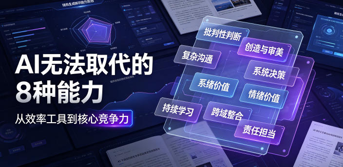 付费文章：AI无法取代的8种能力-御文网
