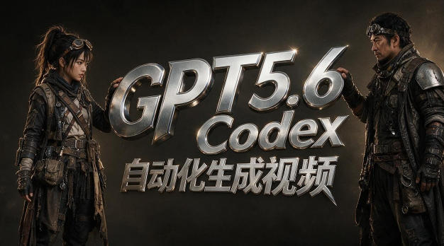 GPT5.6+Codex自动化生成视频全流程实战，从提示词设计、角色设定、封面海报，到视频生成思路与自动化工作流-御文网