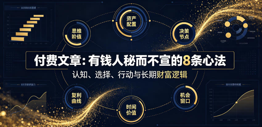 付费文章:有钱人秘而不宣的8条心法-御文网