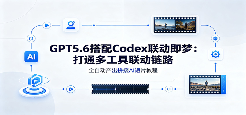 GPT5.6搭配Codex联动即梦:打通多工具联动链路,全自动产出拼接AI短片教程-御文网