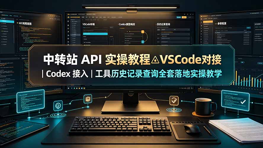 中转站 API 实操教程△VSCode 对接｜Codex 接入｜工具历史记录查询全套落地实操教学-御文网