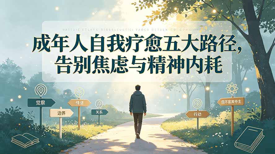 付费文章:成年人自我疗愈五大路径,告别焦虑与精神内耗-御文网