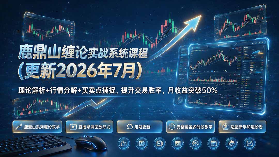 鹿鼎山缠论实战系统课程(更新26年7月-御文网