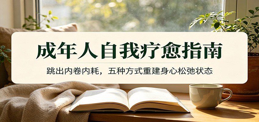 成年人自我疗愈指南：跳出内卷内耗，五种方式重建身心松弛状态-御文网