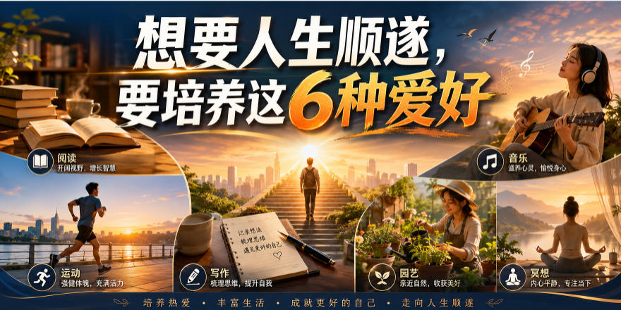 公众号付费文章:想要人生顺遂,要培养这6种爱好-御文网