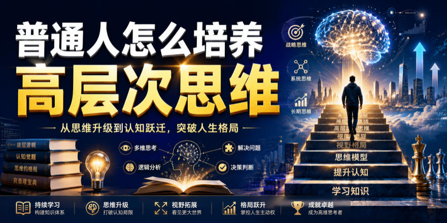 公众号付费文章:普通人怎么培养高层次思维-御文网