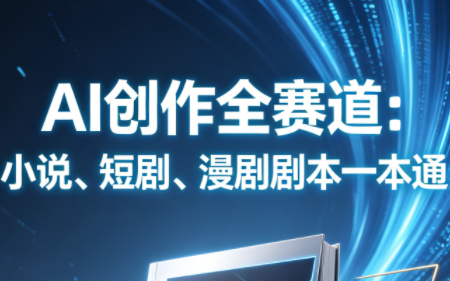 AI创作全赛道：小说、短剧、漫剧剧本一本通(更新7月)-御文网