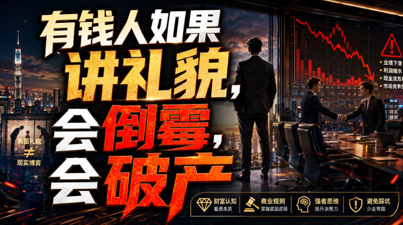 付费文章:有钱人如果讲礼貌,会倒霉,会破产-御文网