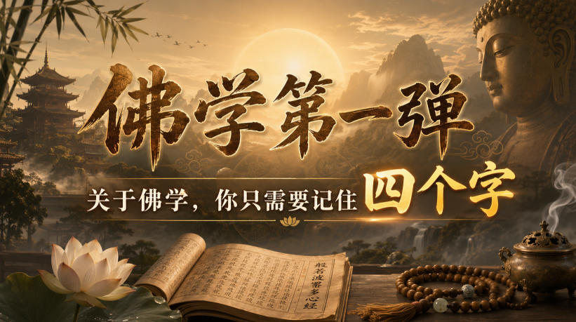 付费文章：佛学第一弹，关于佛学，你只需要记住四个字-御文网