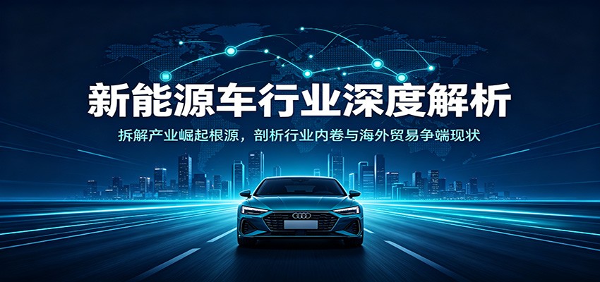 新能源车行业深度解析：拆解产业崛起根源，剖析行业内卷与海外贸易争端现状-御文网