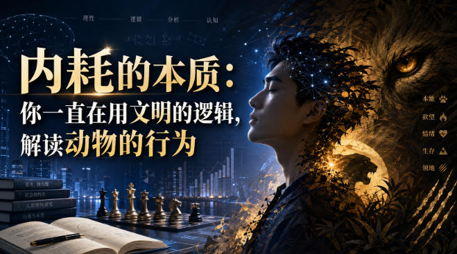 付费文章：内耗的本质：你一直在用文明的逻辑，解读动物的行为-御文网