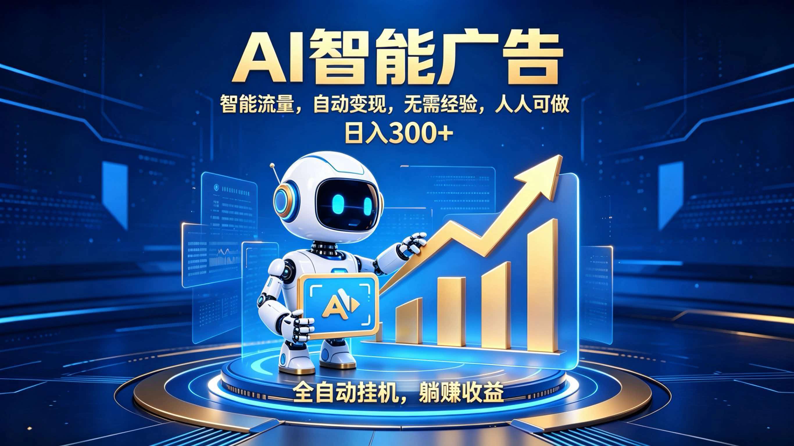 轻资产新赛道,全自动AI广告,打造持续收益-御文网