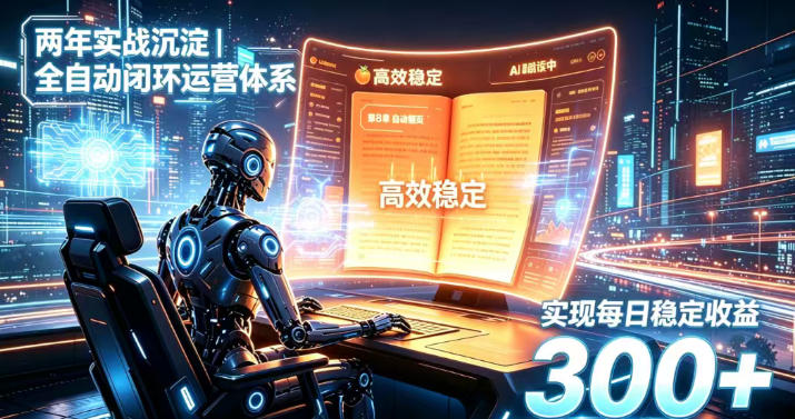 两年实战沉淀|全自动闭环运营体系,实现每日稳定收益300+【揭秘】-御文网