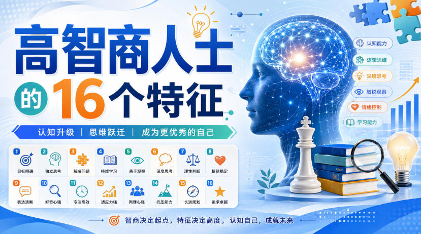 付费文章：高智商人士的16个特征-御文网
