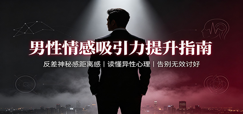 男性情感吸引力提升指南：反差神秘感距离感，读懂异性心理，告别无效讨好-御文网