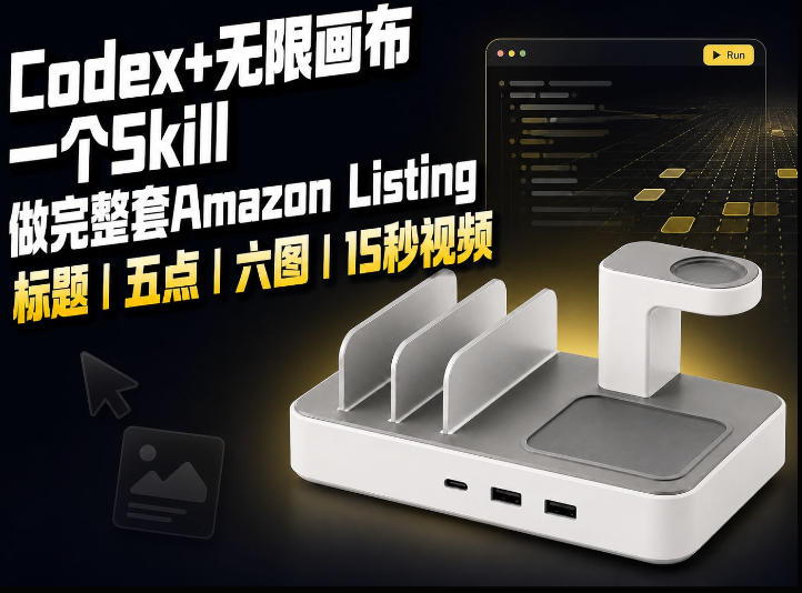 我用一个Codex Skill做完Amazon Listing:标题、五点、六图和视频全流程-御文网