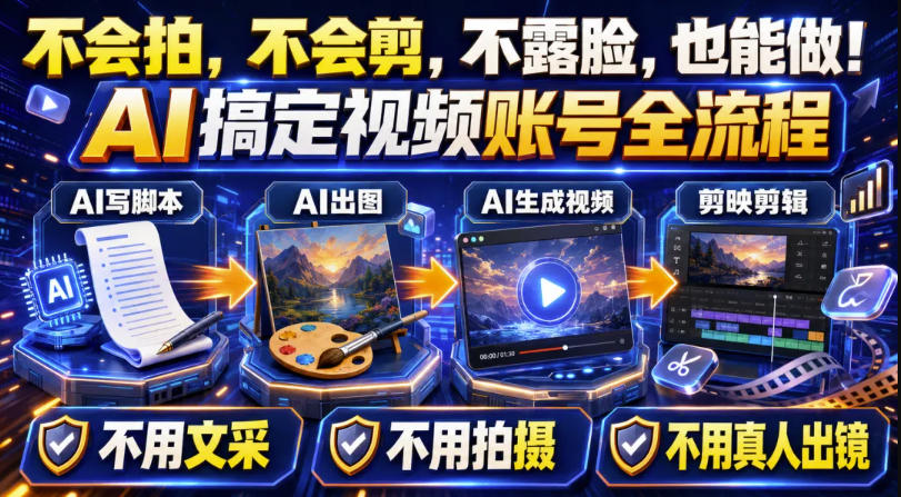 AI短视频起号实战项目,用AI做视频起号,45天涨粉12W,一条广告8.5k,广告接到手软,引流、变现两不误!-御文网