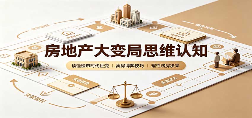 房地产大变局思维认知:读懂楼市时代巨变,卖房博弈技巧,理性购房决策-御文网
