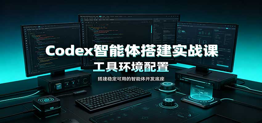 Codex智能体搭建实战课：工具环境配置，自定义技能开发，多业务自动化教学-御文网