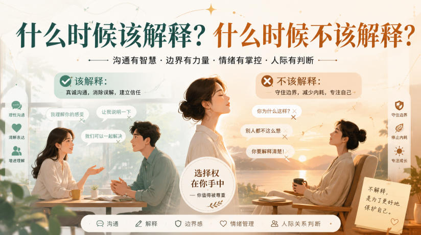 付费文章：什么时候该解释？什么时候不该解释？-御文网