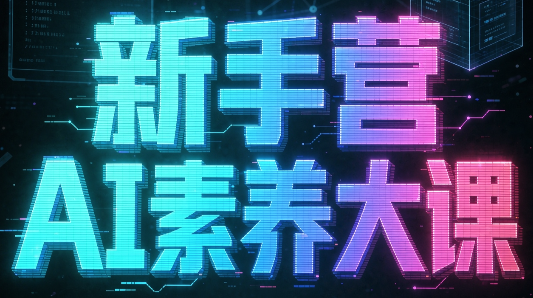破局俱乐部·破局行动新手营AI素养大课-御文网
