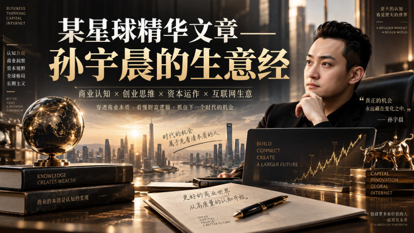 某星球精华文章——孙宇晨的生意经-御文网