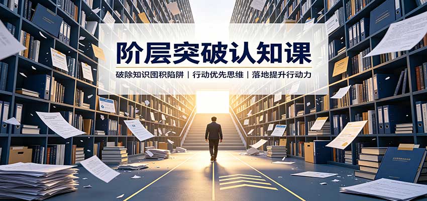 阶层突破认知课：破除知识囤积陷阱，行动优先思维，落地提升行动力-御文网