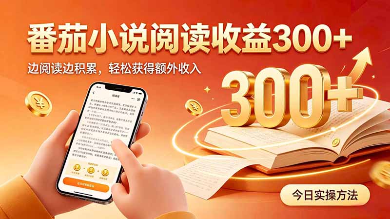 全自动番茄挂机玩法,日入300+边阅读边积累,轻松获得额外收入-御文网