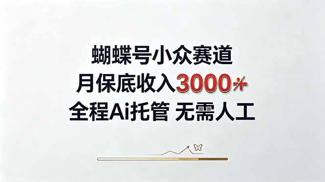 视频号小众领域，月收入3000+， 全程Ai托管操作  新人2天学会！-御文网
