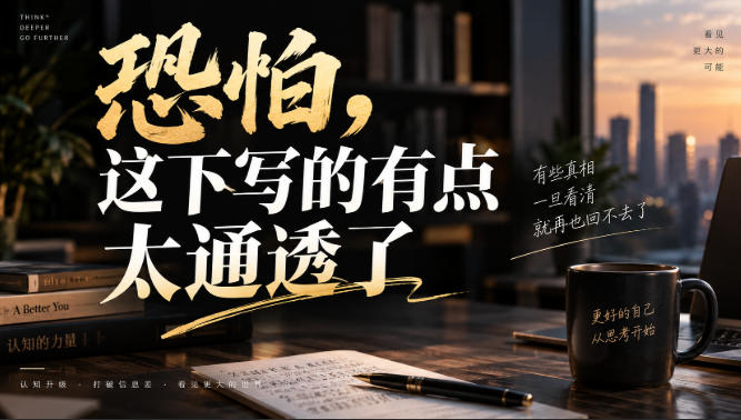 灏泽叔最新付费文章：恐怕，这下写的有点太通透了-御文网