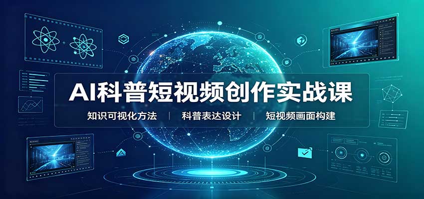 AI科普短视频创作实战课：配套要点文档，文案与视频提示词模板教学-御文网