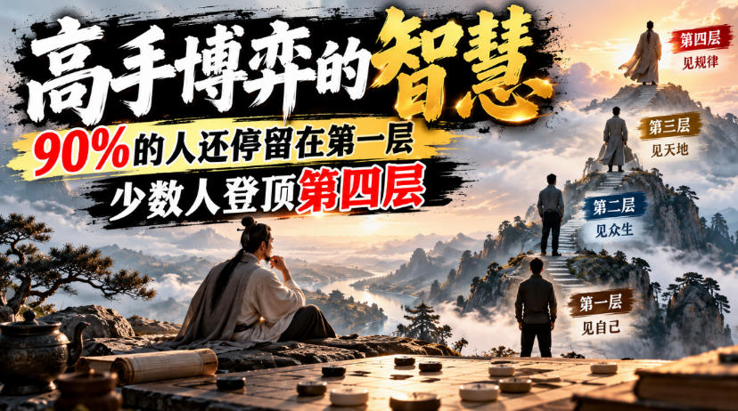 付费文章：高手博弈的智慧，90%的人还停留在第一层，少数人登顶第四层-御文网