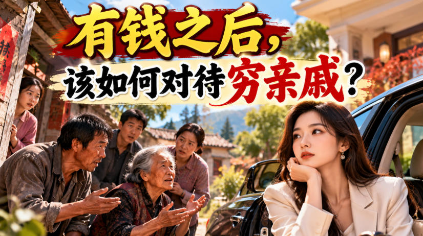 某公众号付费文章：有钱之后，该如何对待穷亲戚？-御文网
