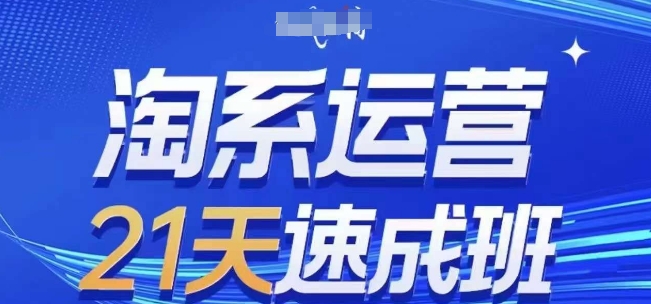淘系运营21天速成班，0基础轻松搞定淘系运营，不做假把式，快速复制落地(更新26年9月)-御文网