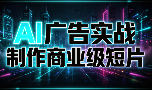 AI广告实战制作商业级短片-御文网
