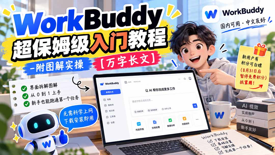 WorkBuddy 超保姆级入门教程-附图解实操 【万字长文】-御文网