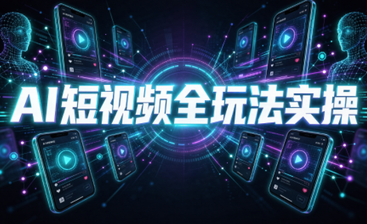 AI短视频全玩法实操(剪辑+带货+数字人+漫剧+短剧)-御文网